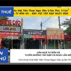 House for rent on Thoai Ngoc Hau Street, Tan Phu District, 212m² - NEAR BON XA INTERSECTION - 22 Million VND _0