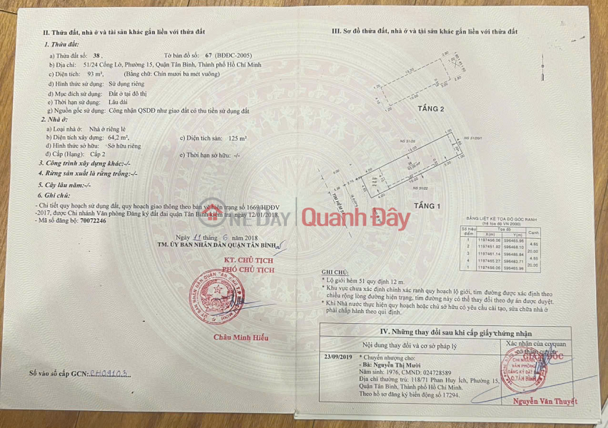 Property Search Vietnam | OneDay | Residential | Sales Listings | HOT DEAL! PRIME LOCATION - GREAT PRICE! OWNER NEEDS TO SELL QUICKLY. A house in a beautiful location in Tan Binh District, Ho Chi Minh City.