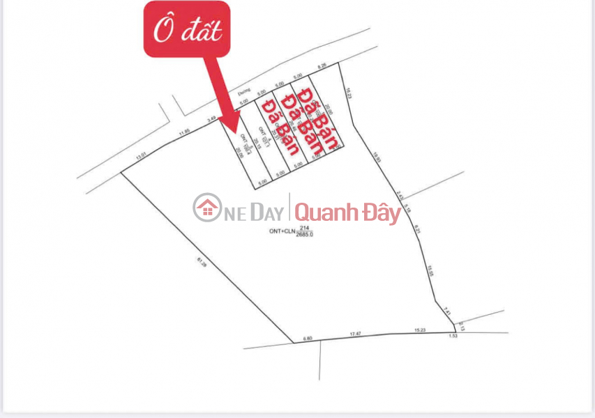 đ 380 Million | BEAUTIFUL LAND - INVESTMENT PRICE - ONLY 1 LOT LEFT WITH FULL RESIDENTIAL LAND, CHEAPEST IN VINH PHUC