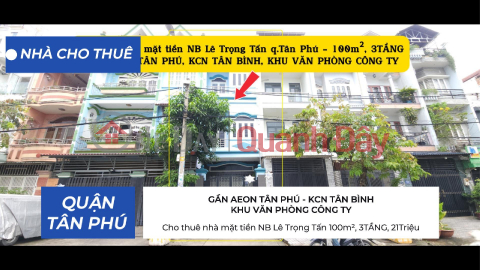 House for rent on NB Le Trong Tan street frontage, 100m², 3 FLOORS, 20 Million - OFFICE AREA, SERVICE _0