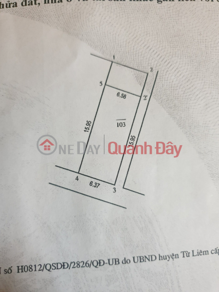 Property Search Vietnam | OneDay | Residential Sales Listings My Dinh land for sale, corner lot, 103m, 2MT 6.4mx16m, busy business, office, top service