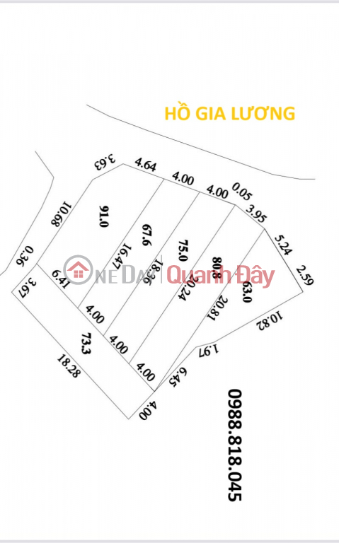 Viet Hung land, GIA LUONG LAKE FACE, peak business, 91m2, corner lot, 5.2 billion. Free of charge _0