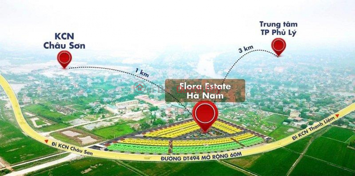 Property Search Vietnam | OneDay | Residential Sales Listings, Land for sale at Herita MidTown project - Thanh Liem - Ha Nam, immediately owns a standard legal long-term red book