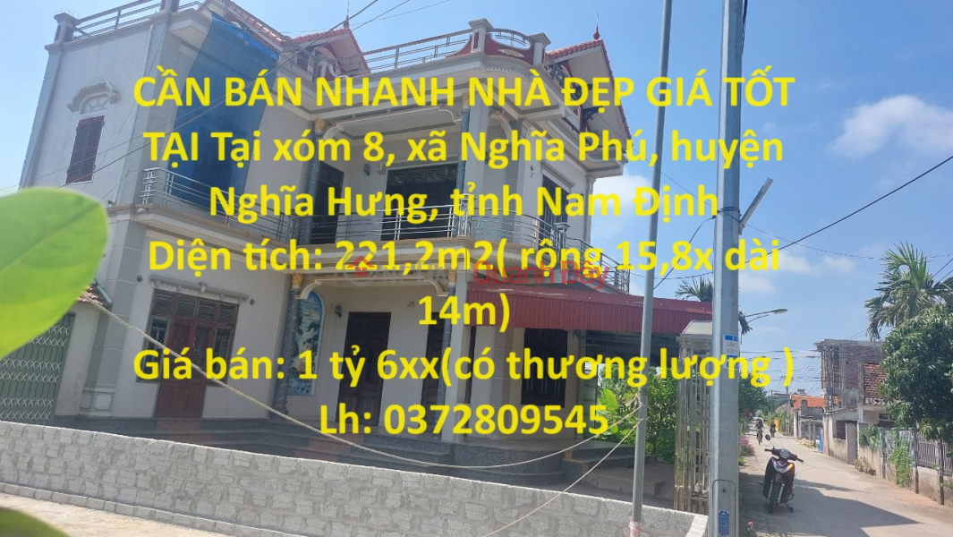 NEED TO SELL BEAUTIFUL HOUSE AT GOOD PRICE QUICKLY IN Nghia Hung district, Nam Dinh province Sales Listings