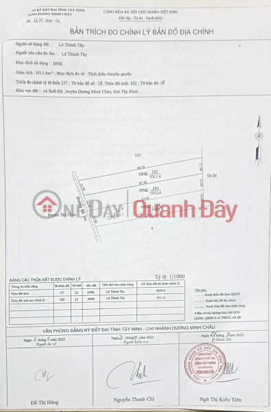 Property Search Vietnam | OneDay | Residential, Sales Listings, BEAUTIFUL LAND - GOOD PRICE - For Quick Sale Land Lot Prime Location In Tay Ninh