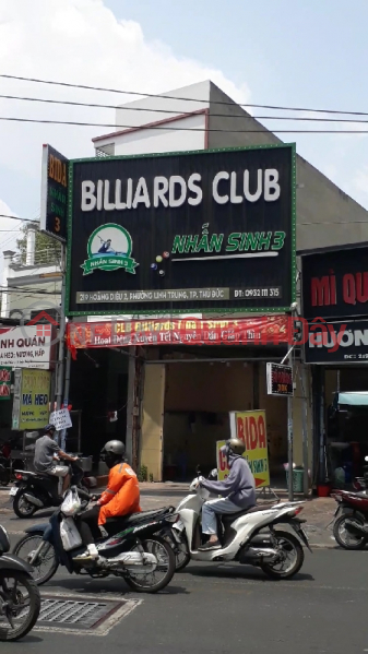 CLB Bida Nhẫn Sinh 3 - 219 Hoàng Diệu 2 (Nhan Sinh 3 Billiards Club - 219 Hoang Dieu 2) Thủ Đức | ()(1)