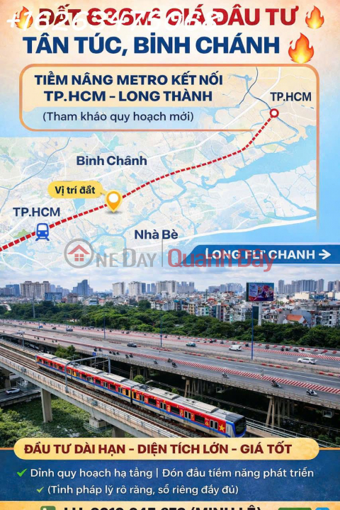 ĐẤT 636m² TÂN TÚC – BÌNH CHÁNH DIỆN TÍCH LỚN TIỀM NĂNG HẠ TẦNG _0
