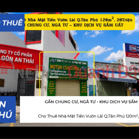 House for Rent on Vườn Lài Street, Tân Phú District, 120m², 20 Million VND - Near Apartments and Service Area _0