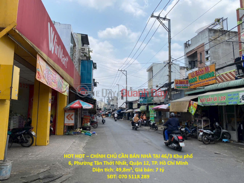 HOT HOT – OWNER NEEDS TO SELL HOUSE IN TAN THOI NHAT WARD, DISTRICT 12, HO CHI MINH CITY Sales Listings