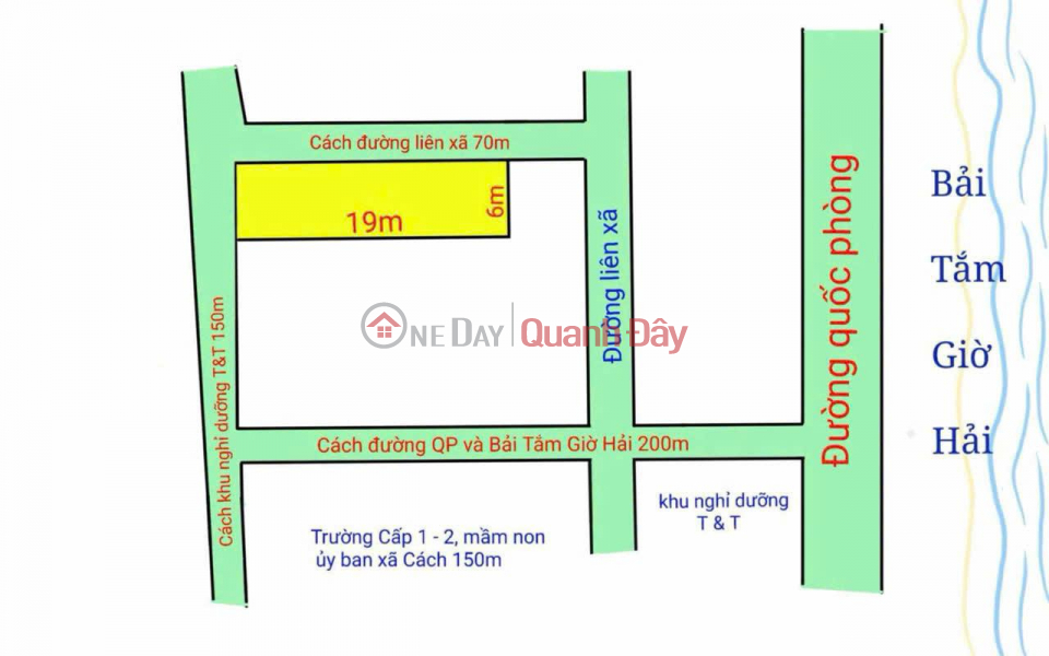 Chính Chủ Cần Bán Đất 2 Mặt Tiền Tại Thôn 6, Xã Gio Hải, Huyện Gio Linh, Quảng Trị Niêm yết bán