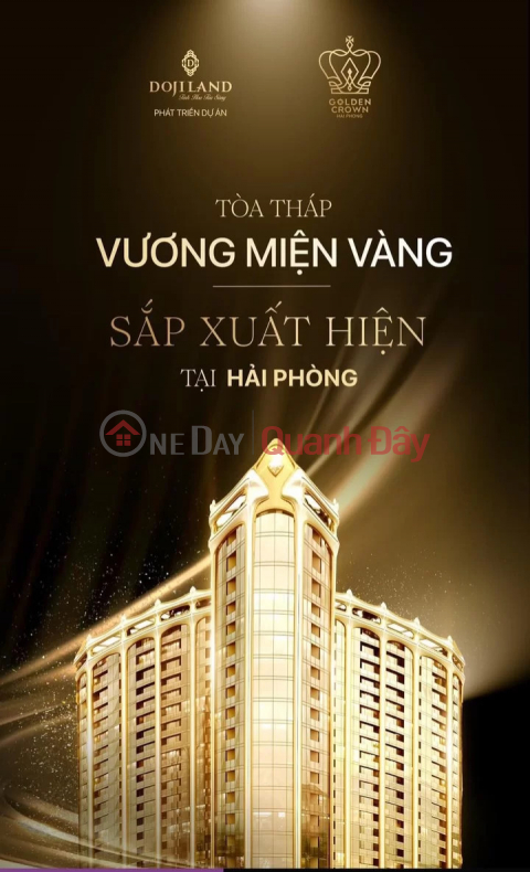 CƠ HỘI VÀNG CHỈ CÓ MỘT! Đừng để lỡ Căn Hộ Vàng Golden Crown Hải Phòng! _0