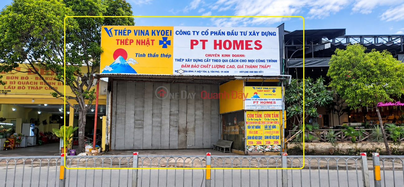Cho thuê nhà Mặt Tiền Hòa Bình 420m² - NGANG 10M - CẠNH CHUNG CƯ - SÁT NGÃ TƯ BỐN XÃ Niêm yết cho thuê