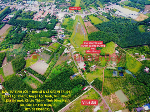 ĐẦU TƯ SINH LỜI – BÁN SỈ & LẺ ĐẤT VỊ TRÍ ĐẸP TẠI Xã Lộc Khánh, huyện Lộc Ninh, Bình Phước _0