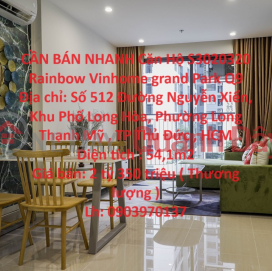 CẦN BÁN NHANH Căn Hộ S3020320 Rainbow Vinhome grand Park Q9 _0