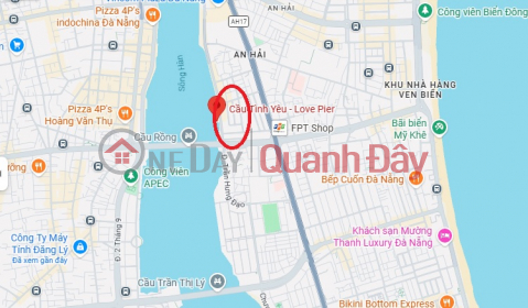► Corner property with two street frontages near Tran Hung Dao Street, Love Bridge, and Night Market, 91m2, 6m wide, 16.xx billion VND _0