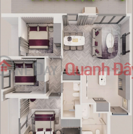 3 bedroom apartment. Area 93.1m² – river view _0