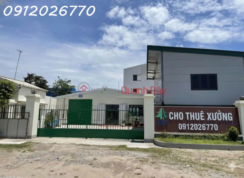 Warehouse\\/factory for rent, 3 floors, floor area 3500m2, Gia Loc Industrial Park, Hai Phong City. Rental Listings