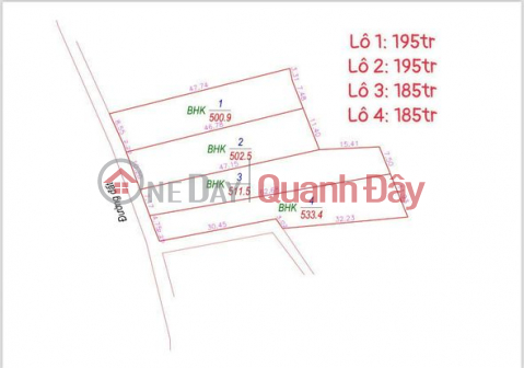 Hot goods! Open Lock Sale of 4 cheap plots of land from only 185 million\/lot in Dien Xuan commune, Dien Khanh, Khanh Hoa. _0