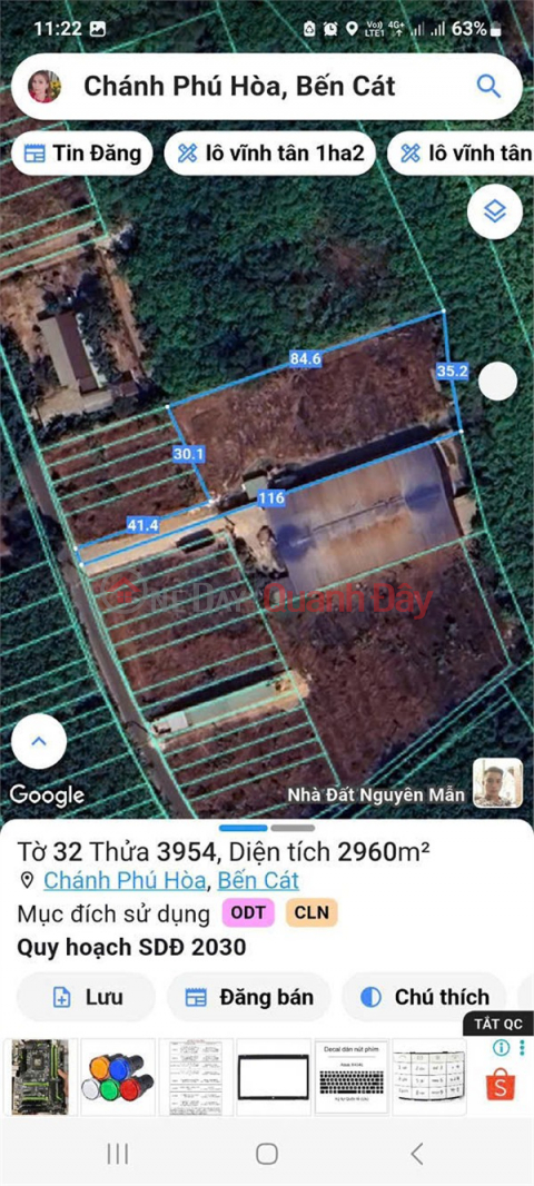 ĐẤT ĐẸP - ĐẦU TƯ SINH LỜI - Bán GẤP Lô Đất Tiềm Năng Tại Chánh Phú Hòa, Bến Cát, Bình Dương _0