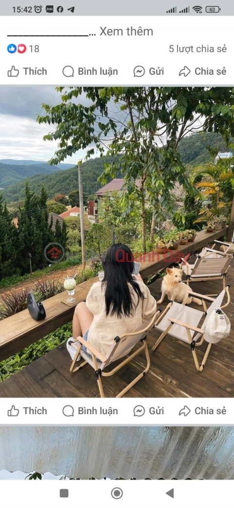 HOT HOT - NEED TO SELL A BEAUTIFUL LAND LOT WITH FREE SUPER BEAUTIFUL COFFEE SHOP Ward 3 Da Lat City, Lam Dong _0