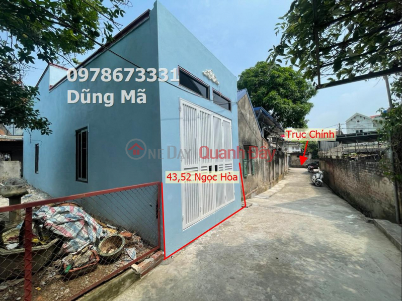 LAND AND HOUSE FOR SALE PRICE 1TY6 NGOC HOA-CHUONG MY Sales Listings