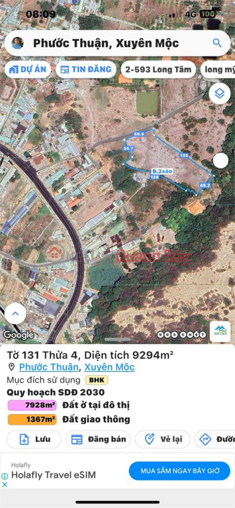 PRIMARY LAND - GOOD PRICE - Location Phuoc Thuan Commune, Xuyen Moc - Ba Ria Vung Tau _0