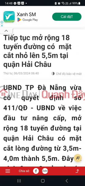 Nhà 2 tầng mặt tiền Hải Châu đường Hóa Sơn DT đất 66m2 KT 4x16.5m giá TLCC 4 tỷ LH Soái 0978977973 xem nhà và Niêm yết bán