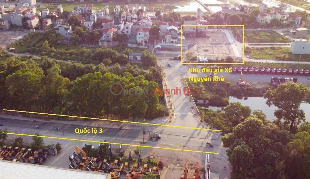Property Search Vietnam | OneDay | Residential | Sales Listings, ️ AUCTION LAND X6 NGUYEN KHE - NEXT TO QL3 - NEXT TO DAO RIVER - 80M - 2 OPEN