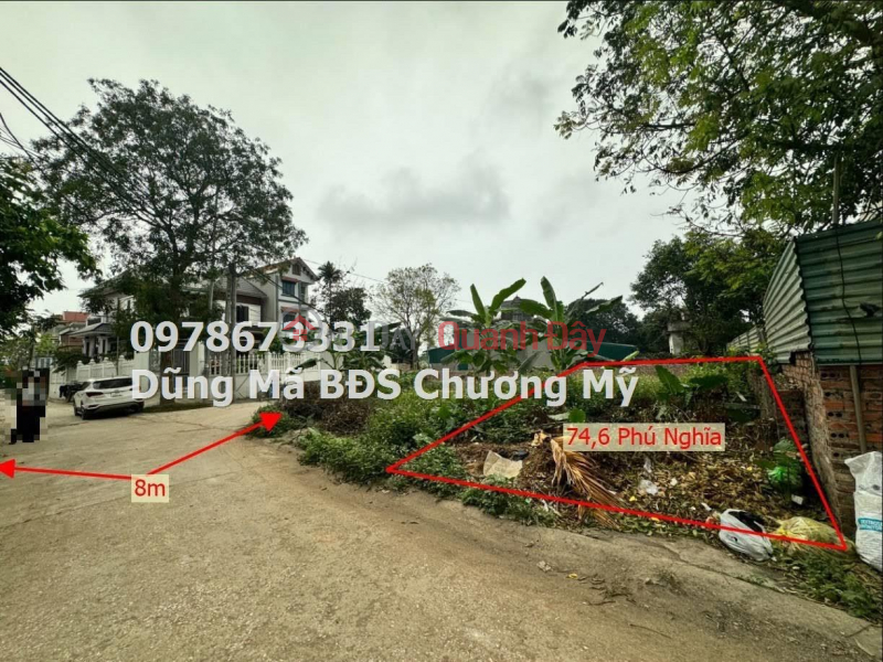 PRICE 2TY2 TO OWN 74M LAND LOT AT PHU NGHIA-CHUONG MY INDUSTRIAL PARK Sales Listings