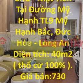 MAIN HOUSE - Facade at My Hanh Street, TL9 My Hanh Bac, Duc Hoa - Long An _0