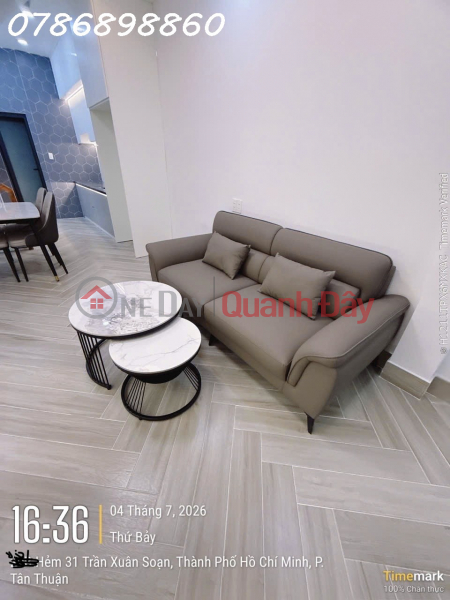 BÁN NHÀ MỚI ĐẸP HẺM 31 ĐƯỜNG NGUYỄN THỊ XIẾU, PHƯỜNG TÂN THUẬN TÂY, QUẬN 7, Việt Nam, Bán đ 4,65 tỷ