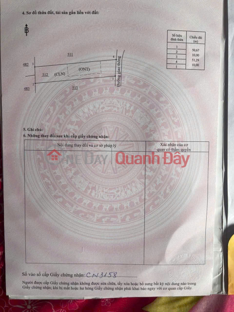 To 500 agents selling land plots in Nhon Trach Ward, Dong Nai City, commission fully received - Price only 12 million VND per square meter. _0