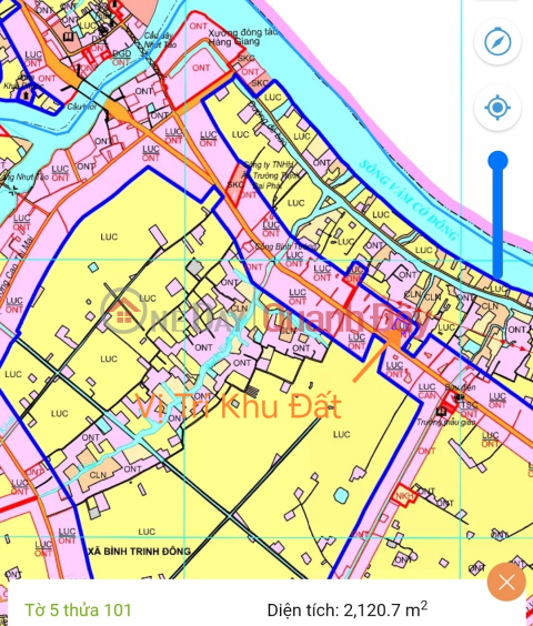 Selling rice land plot fronting provincial road 832 for 7.5 billion _0