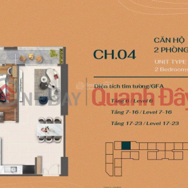 Bán căn hộ 2PN, 2WC - 87 m2 View đông nam - full nội thất , giá 4,75 tỷ, - Vung Tau Centre _0