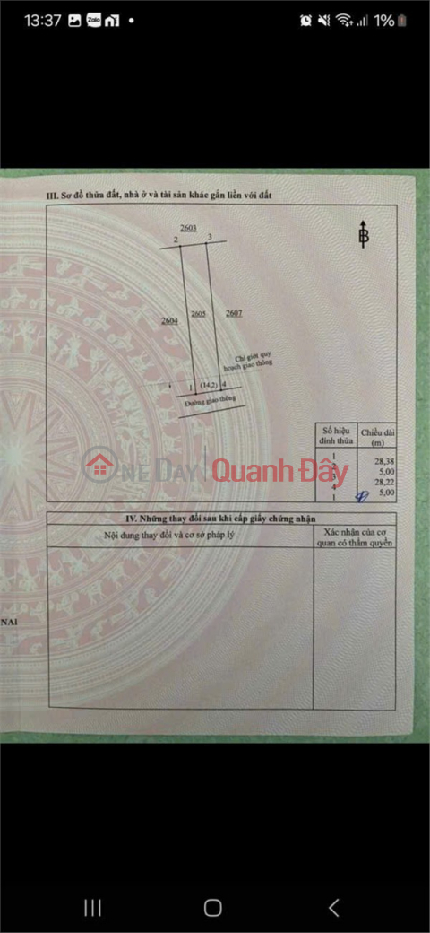 ĐẦU TƯ SINH LỜI - GIÁ TỐT - CHÍNH CHỦ Cần Bán Lô Đất Xã An Viễn, Huyện Trảng Bom, Đồng Nai. _0