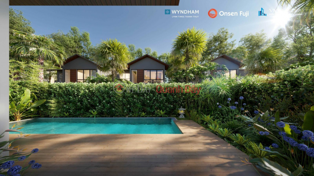 ₫ 7 Billion, Opening sale of Wyndham Thanh Thuy villa, handing over full Japanese style furniture for 7 billion. CK 38%