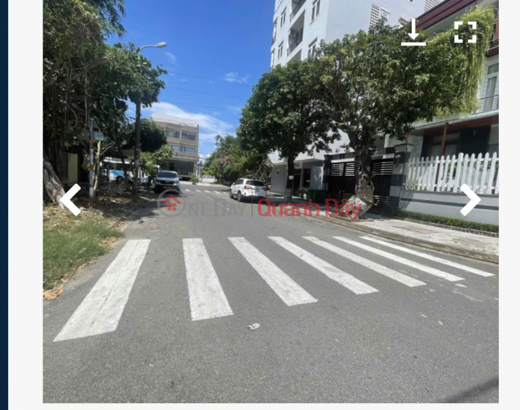 Land frontage on Ong Ich street, opposite Cam Le market and near August Revolution. | Vietnam | Sales, đ 16.9 Billion