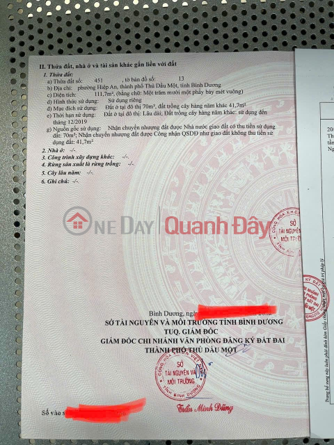 OWNER SELLING - GOOD PRICE, QUICK SALE: House in Thu Dau Mot City, Binh Duong Province. _0