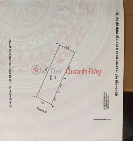 7 BILLION VND HOUSE IN CAU DIEN, WALKING DISTANCE TO METRO STATION, PEACEFUL RESIDENTIAL AREA, NEAR KINDERGARTEN, C123, Vietnam Sales | đ 7 Billion