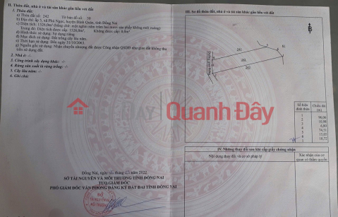 2 sào 6 cần bán đất phú ngọc định quán _0
