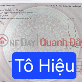 LAND FOR SALE IN TO HIEU ALLEY - AREA 108.8M2 - CONNECTING ALLEY _0