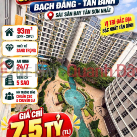 Bán căn hộ Saigon Airport Plaza 93m2, 2PN , Sổ riêng 7.5tỷ _0
