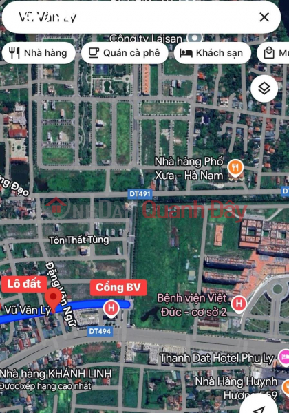 Property Search Vietnam | OneDay | Residential, Sales Listings Rare item on Vu Van Ly street, Phu Ly, Hanoi, 10 billion, 134m2. Direct view of G3 side gate - Viet Duc 2 Hospital