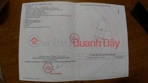 Owner Urgently Sells Land In Tru Van Tho Commune, Bau Bang District, Binh Duong _0