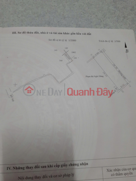 Land lot 8x28m, total 225m2 full residential land only 3.3 billion Sales Listings