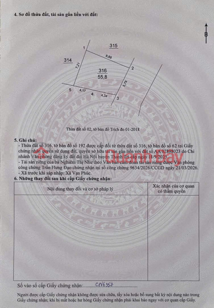 ĐẤT ĐẸP- GIÁ TỐT CHÍNH CHỦ BÁN ĐẤT TẶNG KÈM NHÀ 2 TẦNG tại THÔN 3 Vạn Phúc, xã Nam Phù, Hà Nội Niêm yết bán