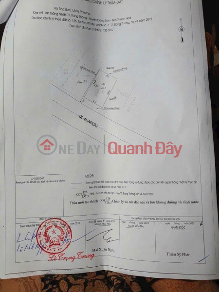 BEAUTIFUL LAND - OWNER For Sale At Thong Nhat Quarter, Rung Thong Ward, Thanh Hoa City, Thanh Hoa Province. Sales Listings