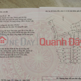 CHỦ CẦN BÁN 40.5 M2 ĐẤT ĐA TỐN - GIA LÂM, GIÁ CHỈ NHỈNH 3 TỶ, LH 0985865658 _0