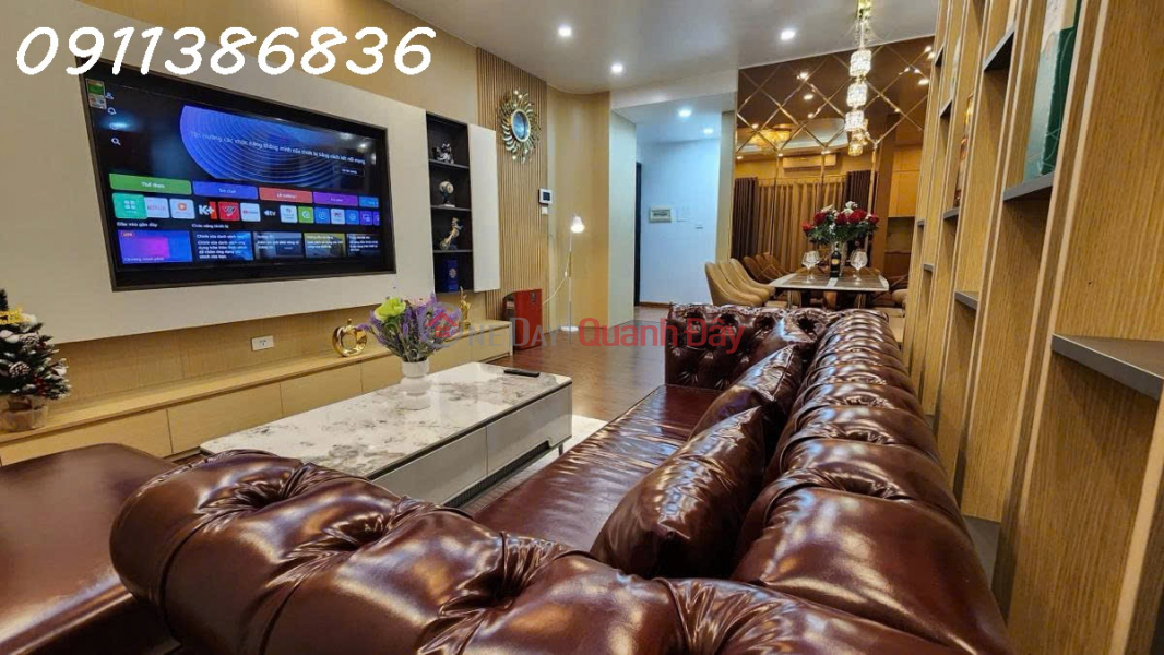 Property Search Vietnam | OneDay | Residential Sales Listings Corner apartment in Building C, 789 My Dinh, super luxurious interior, 111m², 3 bedrooms, parking slot, only 9.75 billion VND