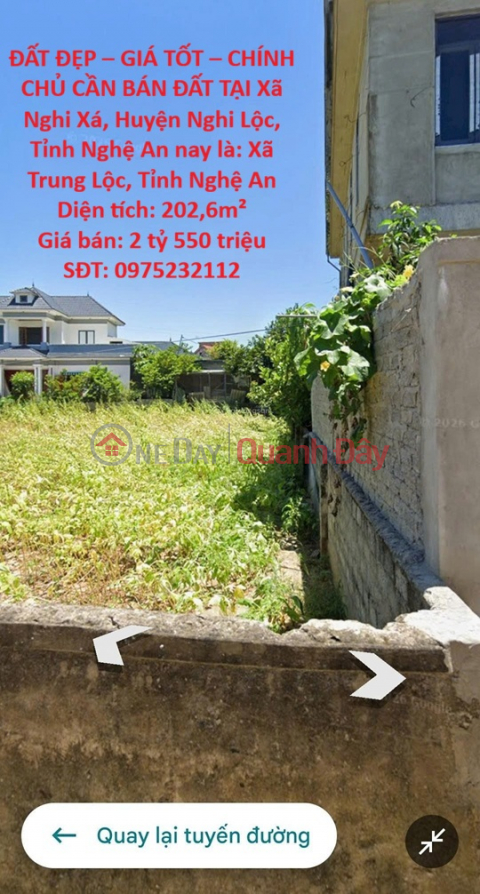 ĐẤT ĐẸP – GIÁ TỐT – CHÍNH CHỦ CẦN BÁN ĐẤT TẠI Xã Nghi Xá, Huyện Nghi Lộc, Tỉnh Nghệ An _0
